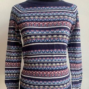 Multi-Colored Striped Sweater